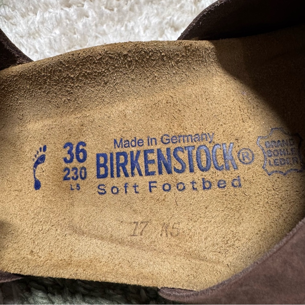 Birkenstock Messina Leather Sandals Women Size 36 Discontinued RARE Brown 5/6 - Picture 8 of 8